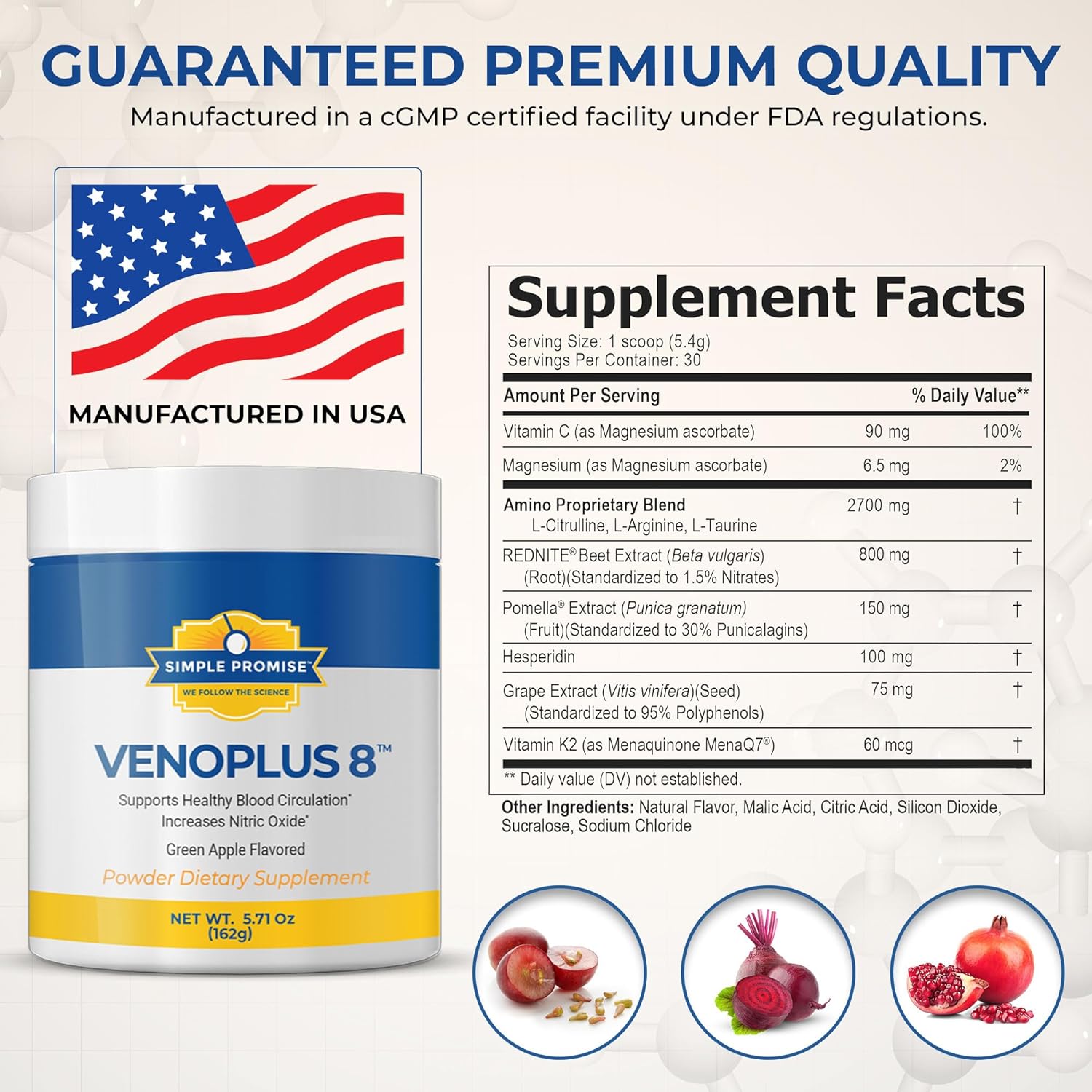 venoplus-8-nitric-oxide-beets-powder-supplement---boost-blood-circulation-and-heart-health---571-oz-green-apple-flavor---men-and-womens-dietary-support-2