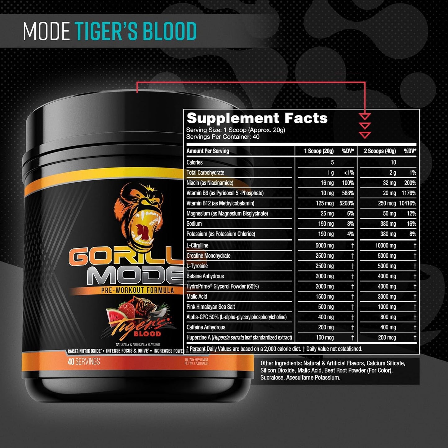 gorilla-mind-gorilla-mode-pre-workout---boost-energy-focus-and-strength---l-citrulline-creatine-l-tyrosine-betaine---800g-tigers-blood-2