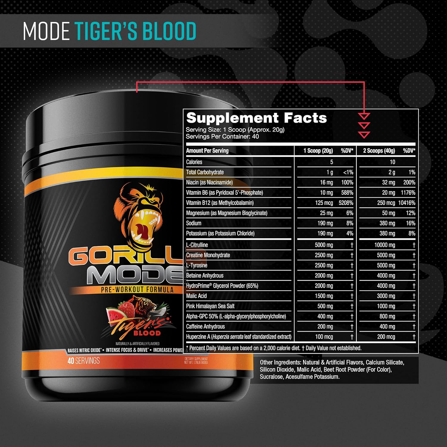 gorilla-mind-gorilla-mode-pre-workout---boost-energy-focus-and-strength---l-citrulline-creatine-l-tyrosine-betaine---800g-tigers-blood-2