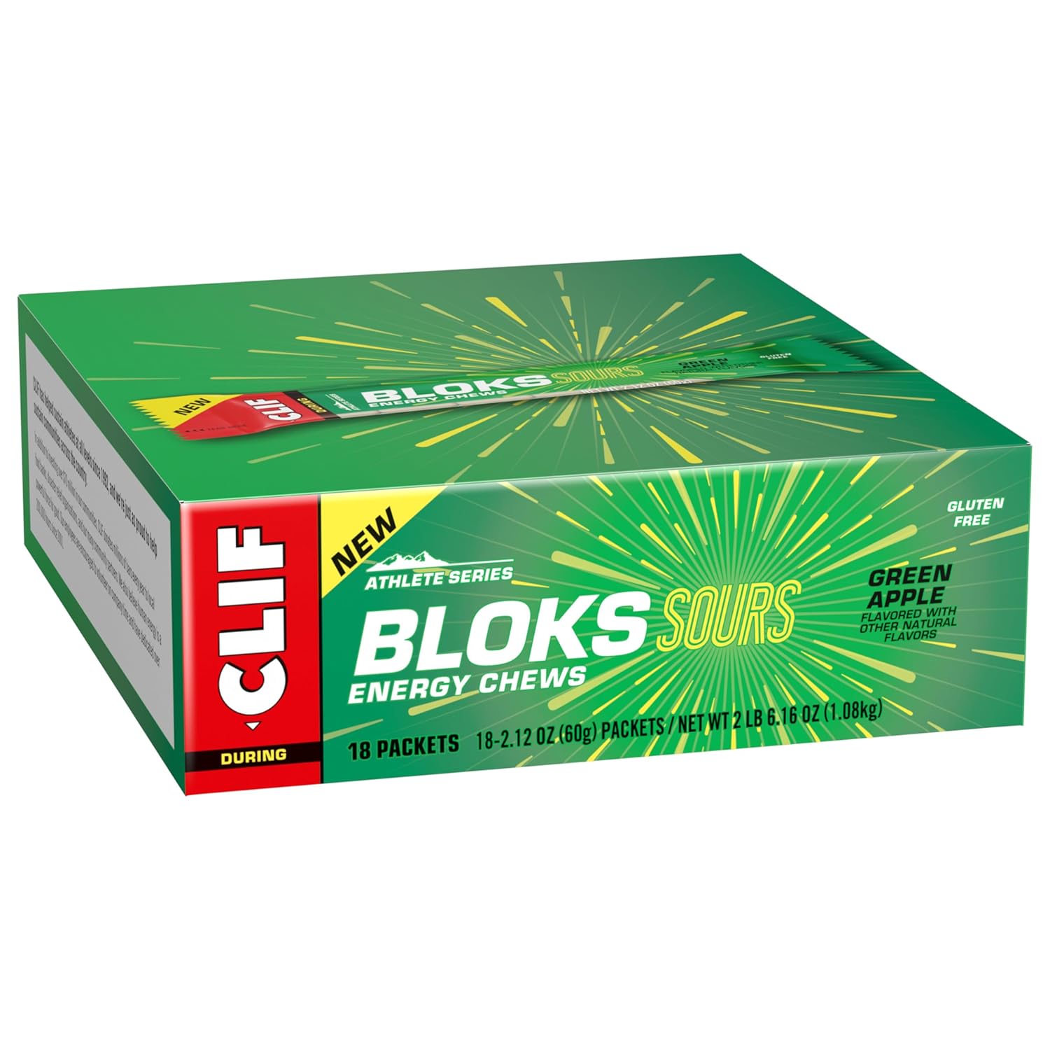 clif-bloks-sours-green-apple-energy-chews---non-gmo-plant-based-fuel-for-cycling-running---quick-carbs-electrolytes---18-count-9