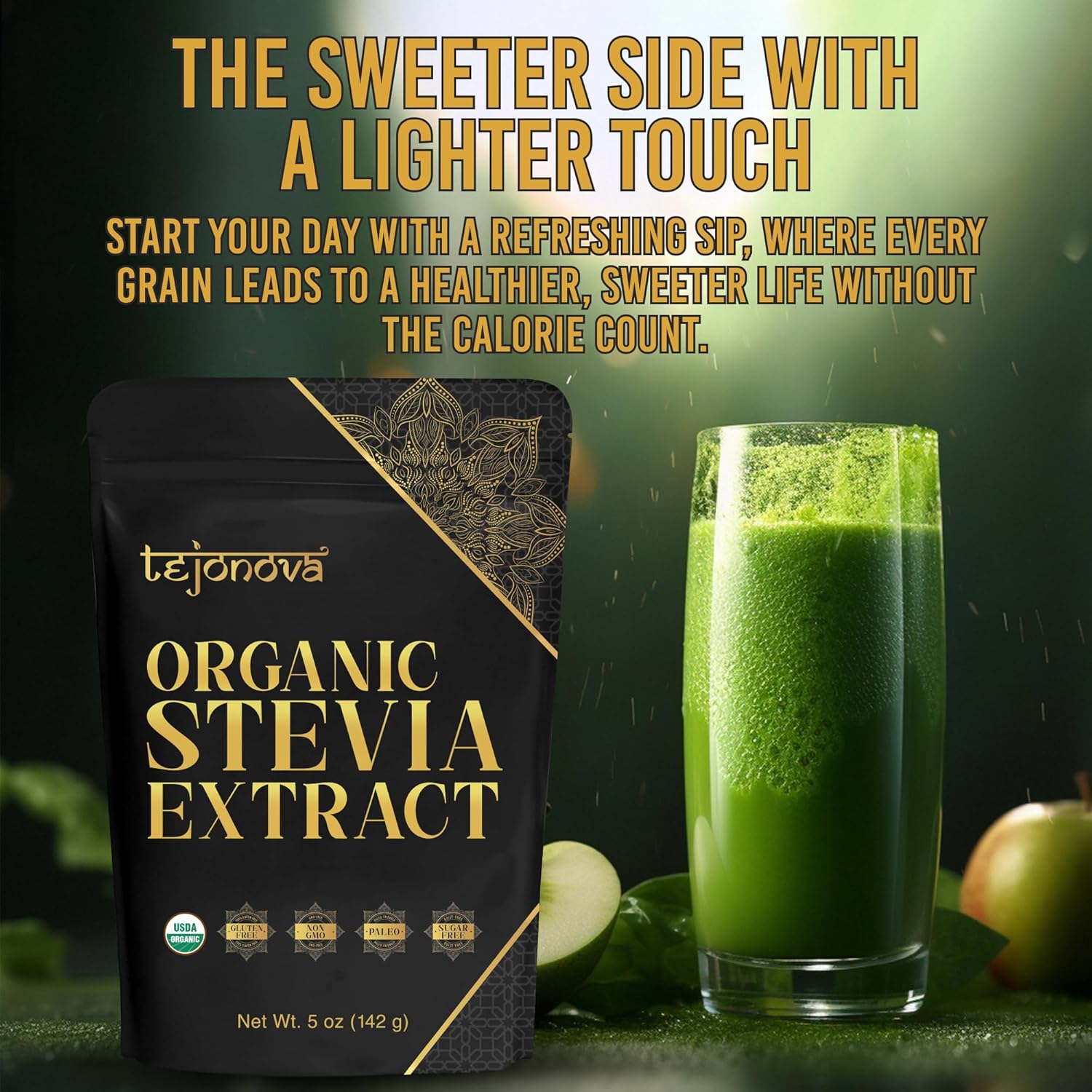 organic-stevia-powder-5oz---zero-calorie-sweetener-pure-stevia-extract-powder-sugar-substitute---1014-servings---non-gmo-usda-certified-organic-6