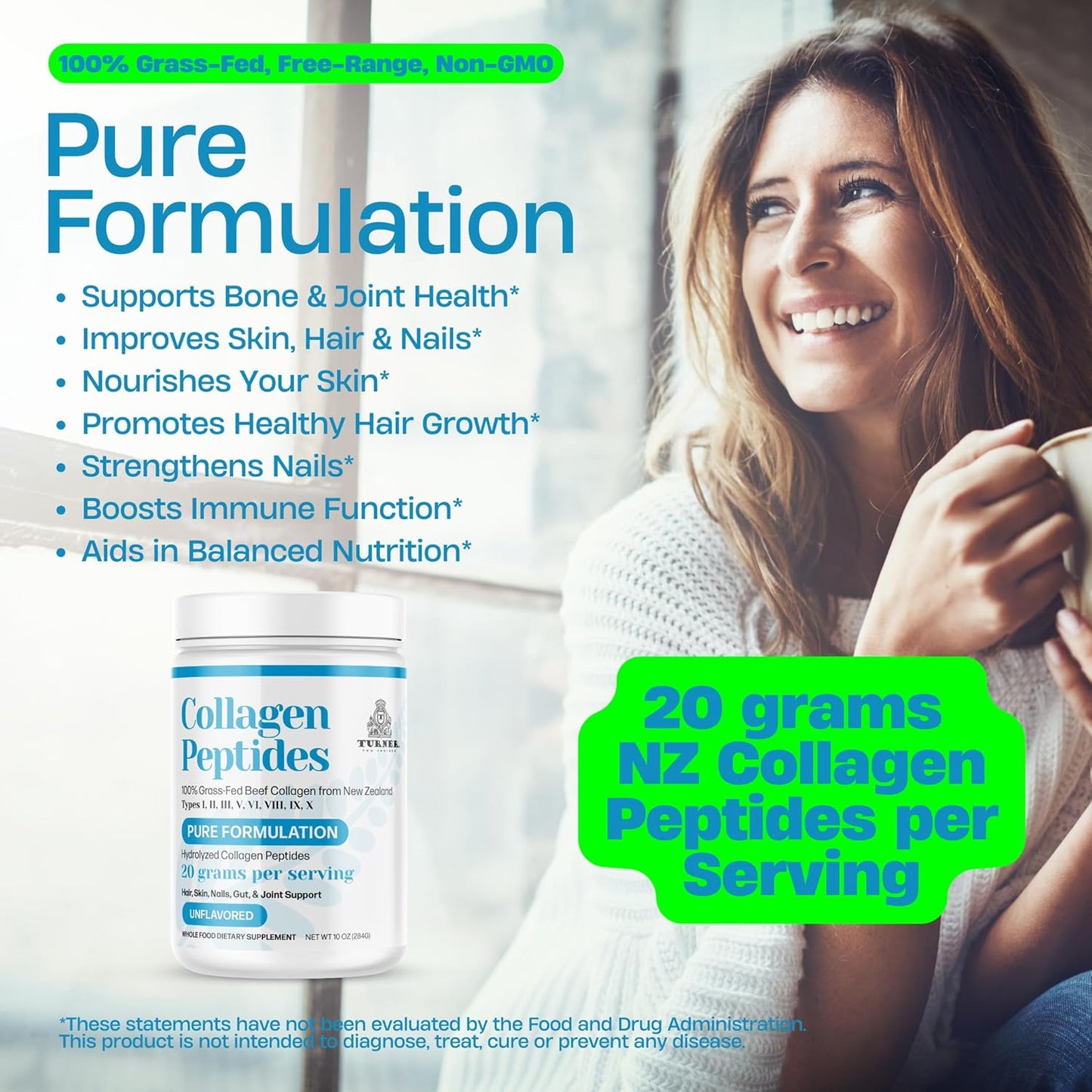 grass-fed-beef-bone-collagen-peptides-powder-from-new-zealand---pure-formula-unflavored---10-oz-3