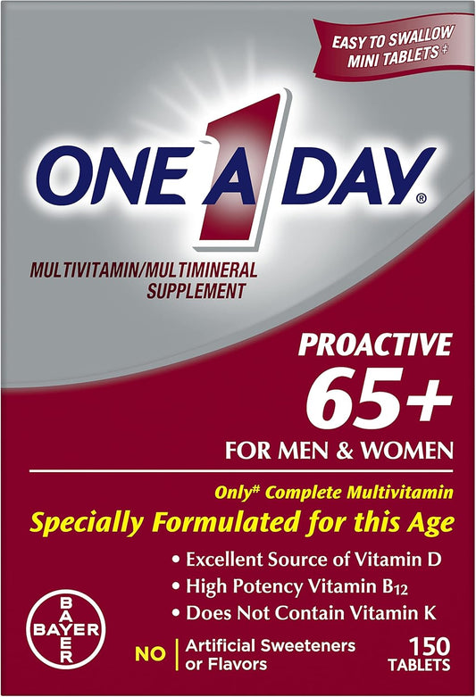 one-a-day-proactive-65-multivitamin-for-men-and-women---immune-health-support-with-vitamin-a-c-d-zinc-calcium-folic-acid---150-tablets-1