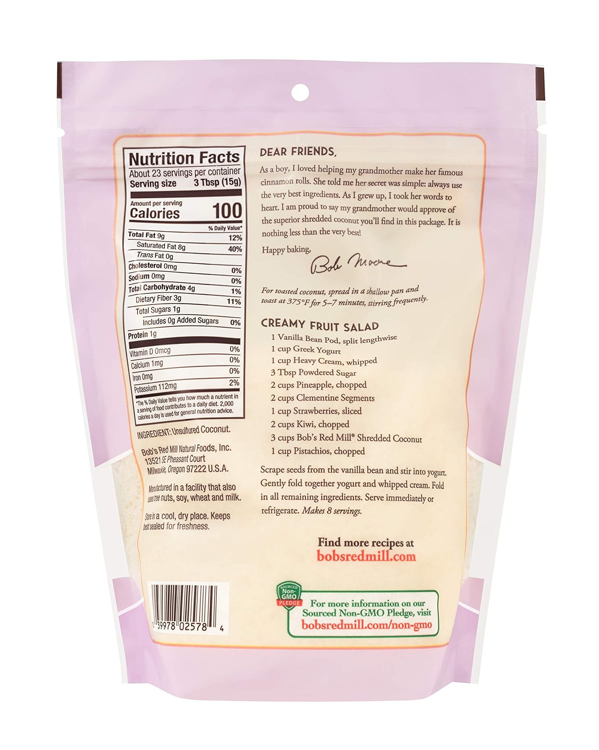 bobs-red-mill-unsweetened-shredded-coconut-12-oz-pack-of-4---natural-gluten-free-and-non-gmo-3