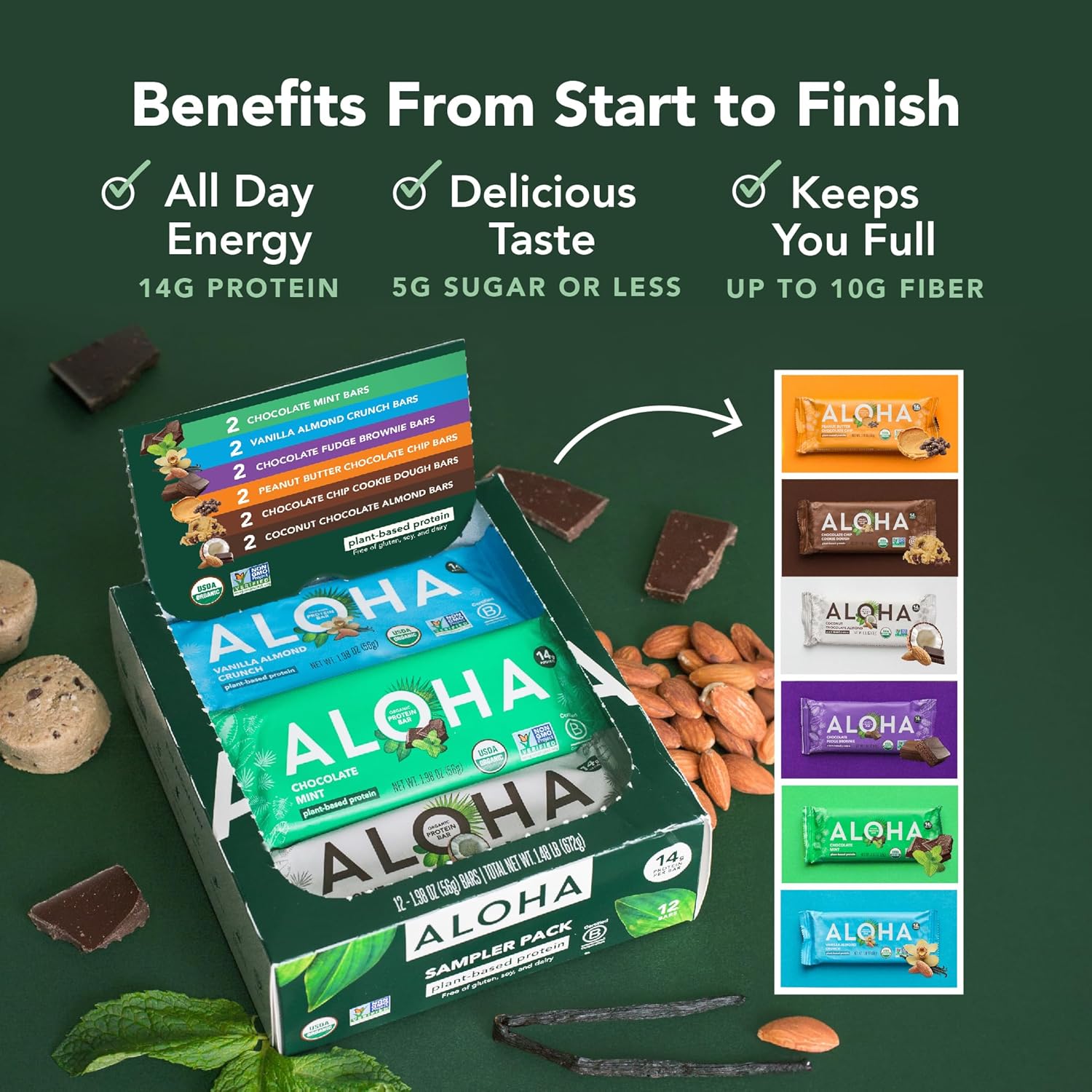aloha-organic-plant-based-protein-bars-variety-pack---12-count-19oz-bars---vegan-snacks-gluten-free-low-carb-non-gmo---6-flavors-low-sugar-paleo-friendly-5
