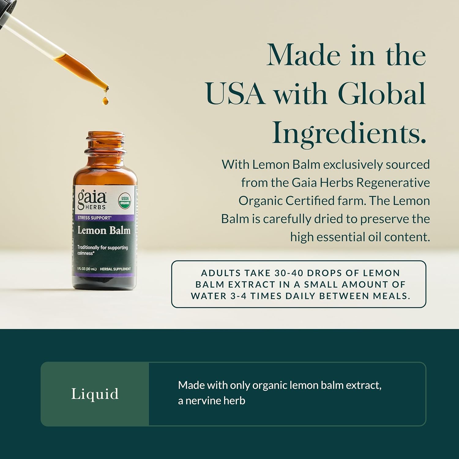 organic-lemon-balm-extract-for-stress-relief-calm---1-fl-oz-liquid-dropper-bottle---gaia-herbs-lemon-balm-supplement-4