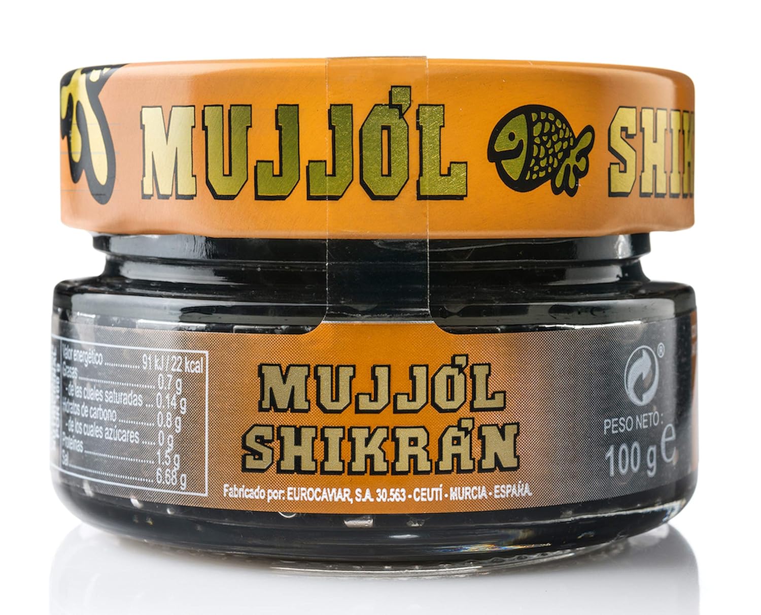 shikrn-eurocaviar---mullet-roe-caviar-pearls-black-352-oz-100-g---premium-caviar-alternative-2