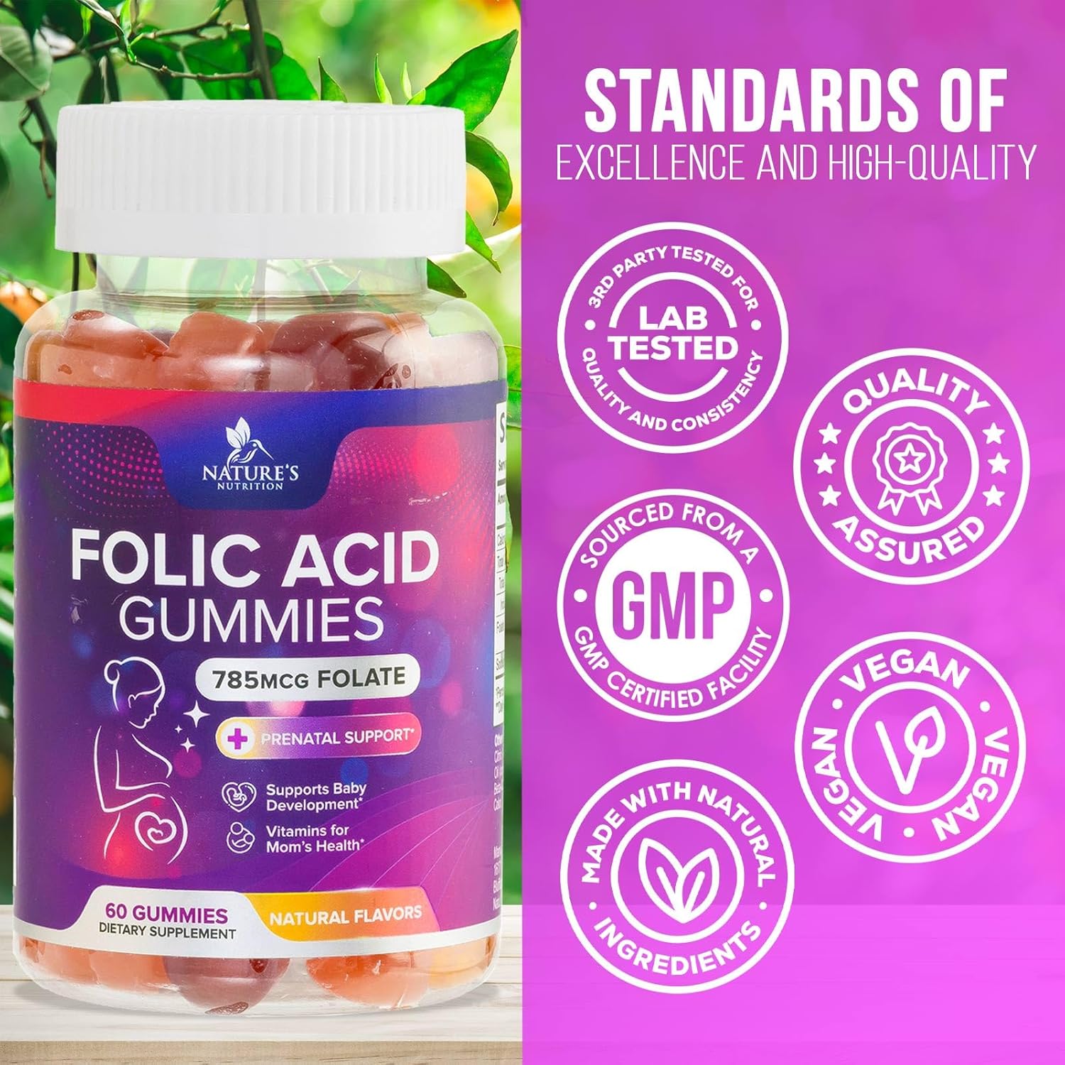 vegan-folic-acid-gummies-for-women-785mcg---prenatal-vitamins-for-mom-baby---vitamin-b9-chewable-folate-supplement---60-gummies-5