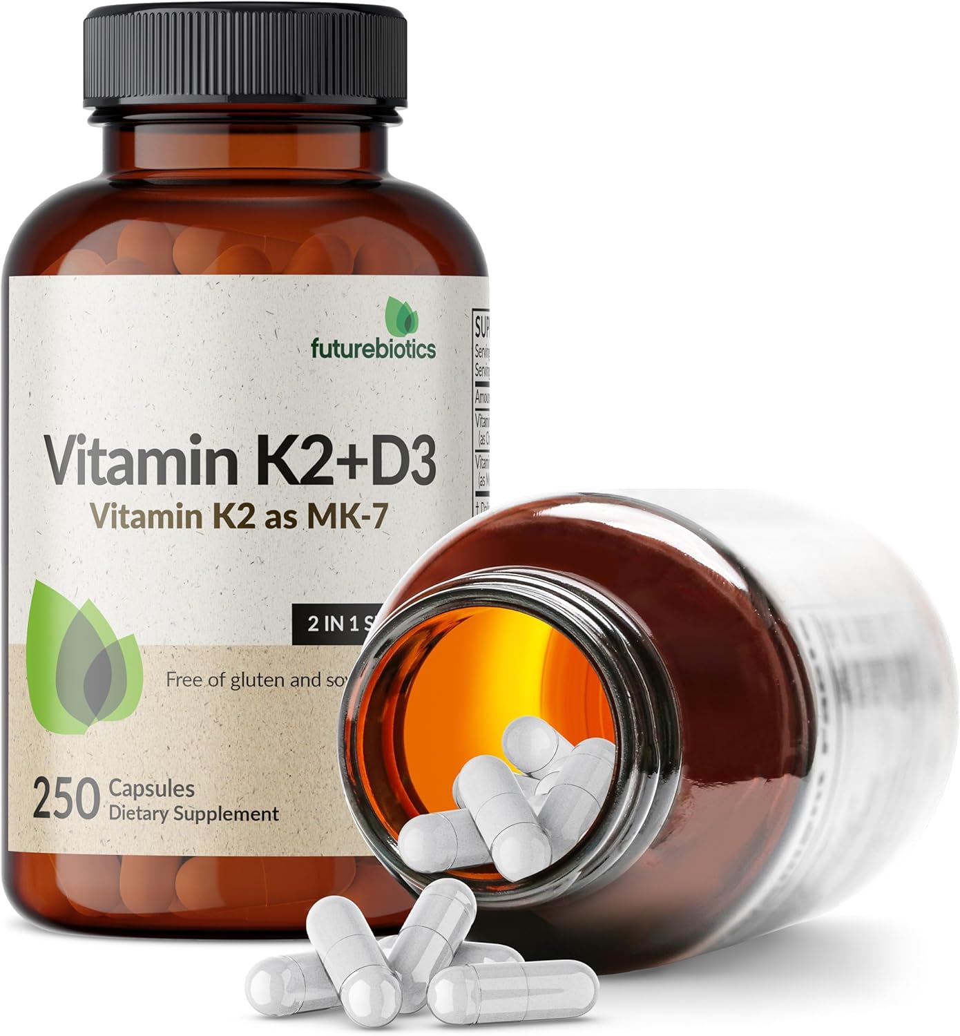 non-gmo-vitamin-k2-mk7-with-d3-supplement---high-potency-formula---5000-iu-vitamin-d3-90-mcg-vitamin-k2-mk-7-250-veg-caps-6