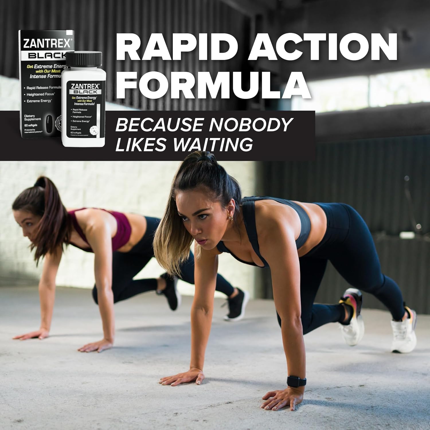 Energy-Boosting Supplement with Natural Caffeine and Herbal Ingredients - Zantrex Black Softgels for Metabolism and Craving Control - Espot.com.au
