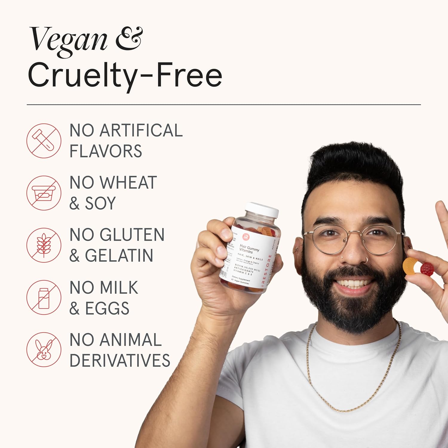 vegan-biotin-gummies-for-hair-growth-skin-nails---irestore-hair-vitamins-10000mcg---men-women-hair-gummies-7