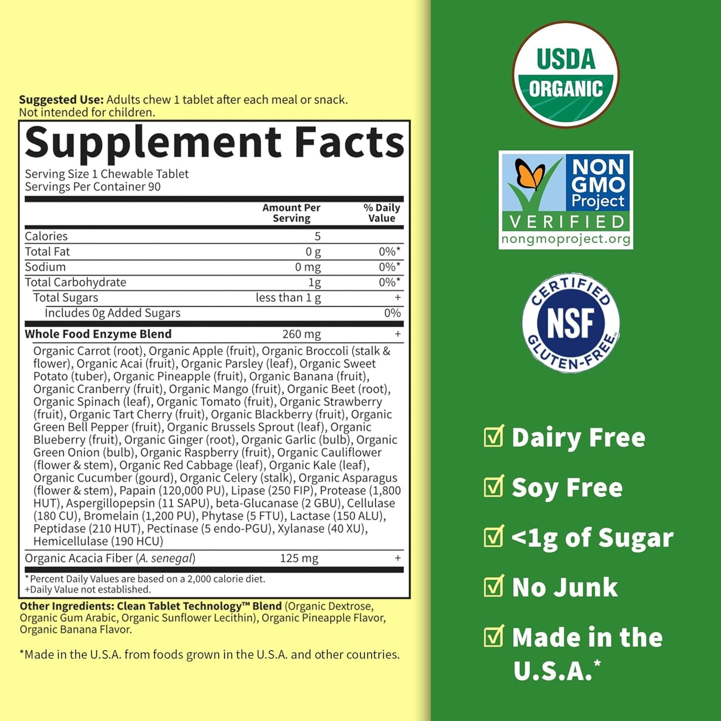 organic-digest-digestive-enzymes-with-papain-bromelain-lipase---vegan-gluten-free-non-gmo-chewables-for-digestion-nutrient-absorption---tropical-fruit-flavor---90-count-5