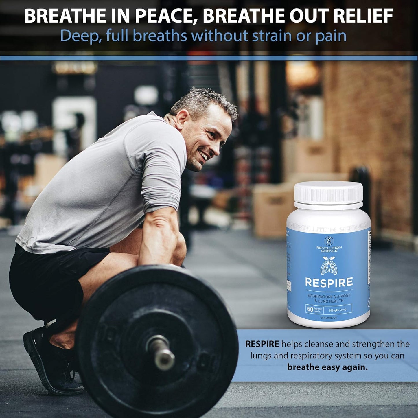 Respire Lung Support Supplement - Lung Cleanse & Detox Formula with Quercetin, Bromelain & Butterbur for Clear Lungs and Bronchial Support - 60 Capsules - Espot.com.au
