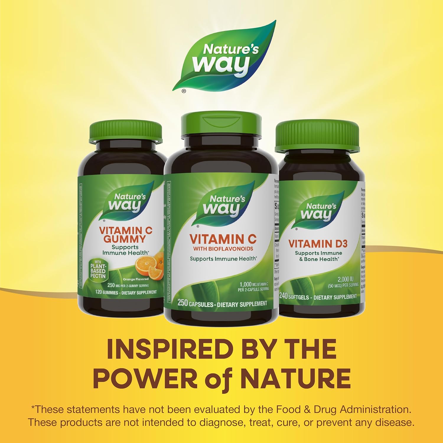 High Potency Vitamin C with Bioflavonoids for Immune Support and Collagen Production - 1,000mg per Serving - 250 Capsules - Espot.com.au