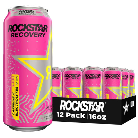 rockstar-recovery-raspberry-lemonade-energy-drink---12-pack-of-16-fl-oz-non-carbonated-cans-with-160mg-caffeine-b-vitamins-and-electrolytes-for-hydration-and-mind-body-energy-boost-1