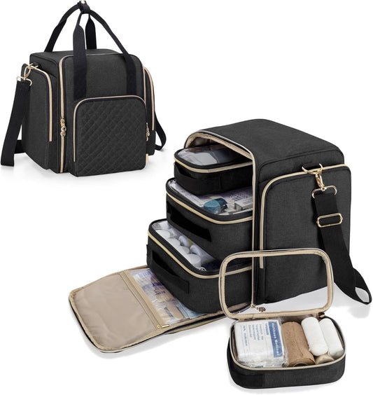 large-medicine-bag-with-4-removable-inner-cases-for-home-or-travel-use---multifunctional-medicine-storage-bag---black-1