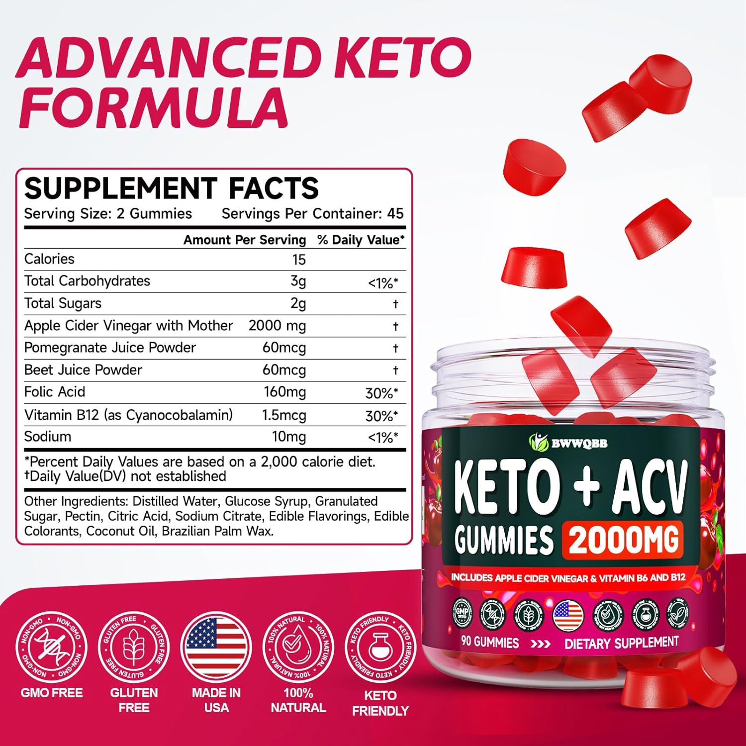 vegan-keto-acv-gummies-with-pomegranate-beetroot---2000mg-advanced-formula-natural-ingredients-gelatin-free---90-count---keto-drops-alternative-7