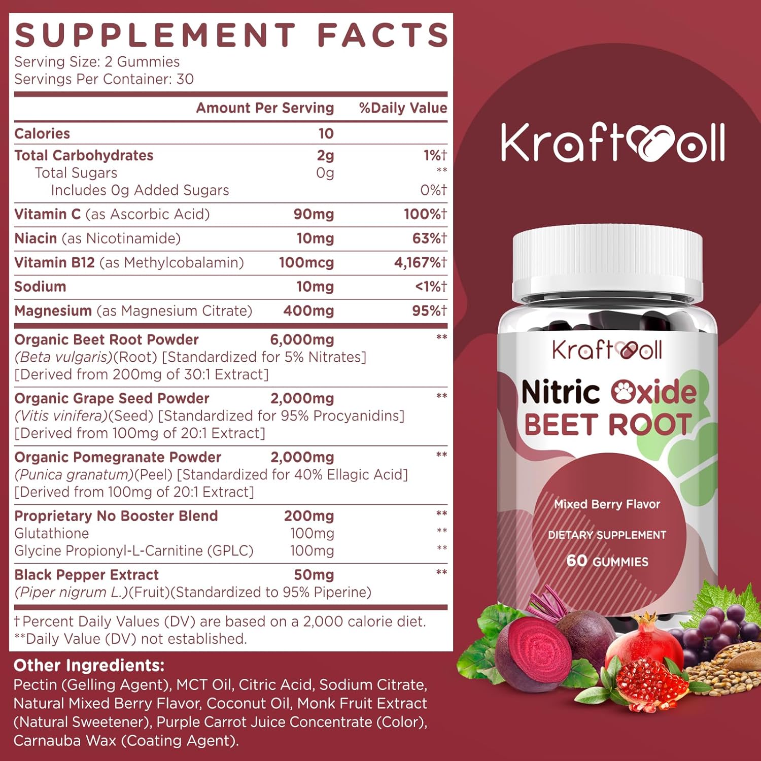powerful-nitric-oxide-beet-root-gummies-6000mg---sugar-free-supplement-with-beetroot-grapeseed-pomegranate-vitamin-c-b12---mixed-berry-flavor-60-gummies-5