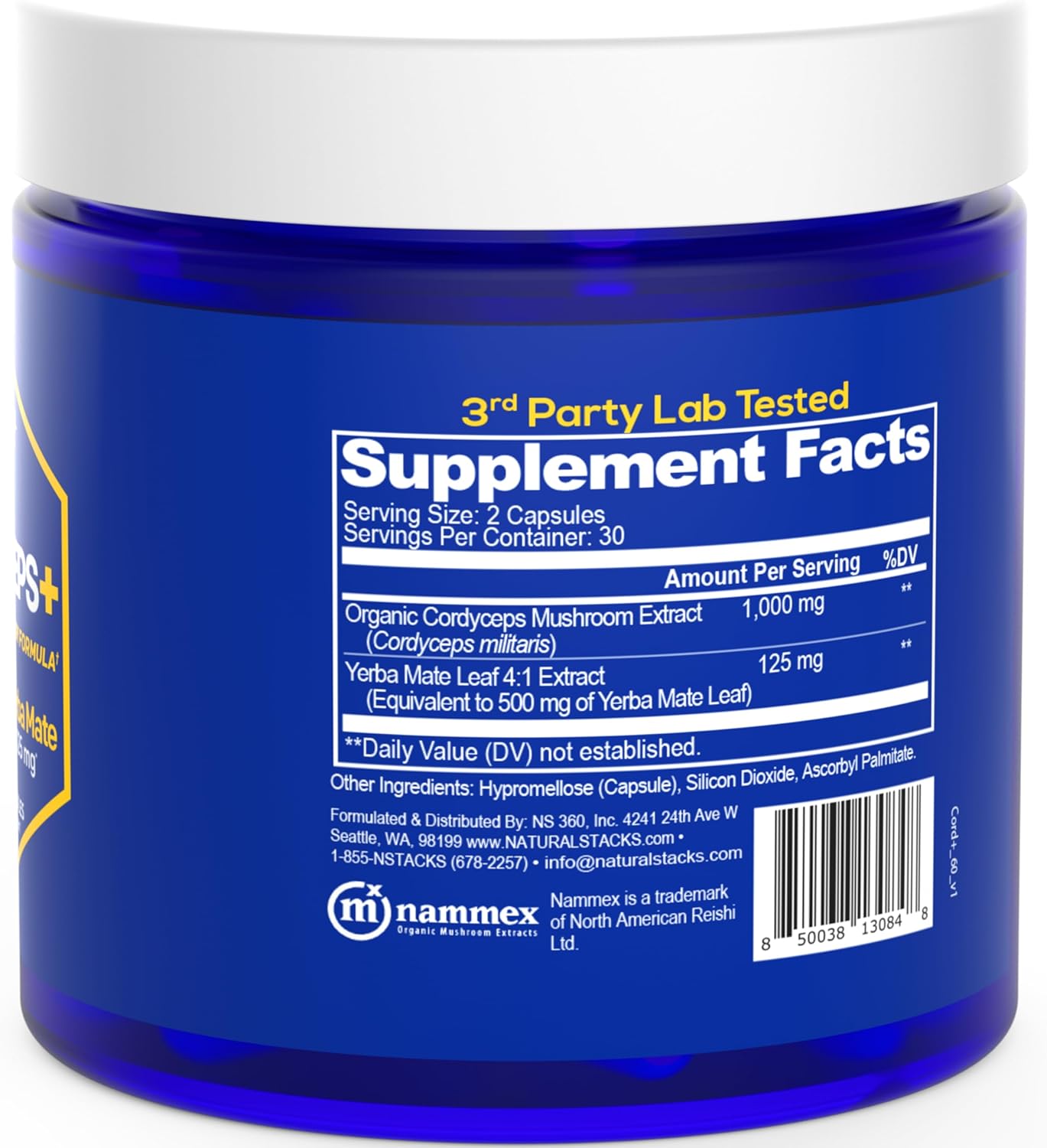 organic-cordyceps-mushroom-capsules-with-yerba-mate-extract-for-brain-energy---60-capsules---1000mg-cordyceps-extract---cognitive-performance-support-4