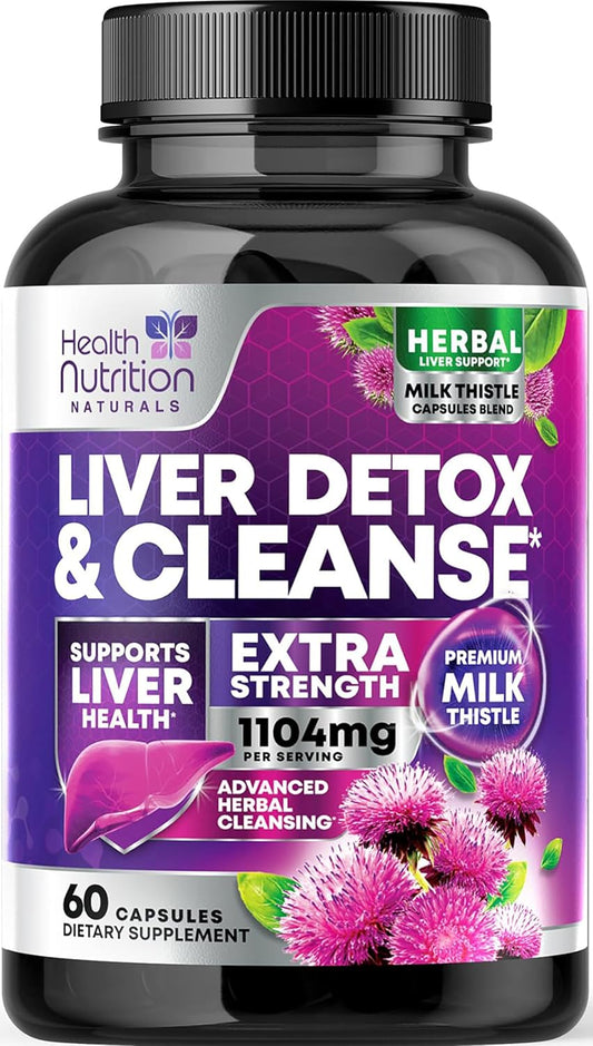 gentle-liver-cleanse-repair-formula---herbal-supplement-with-milk-thistle-artichoke-dandelion-beet-chicory-root-and-turmeric---60-capsules-for-liver-health-1