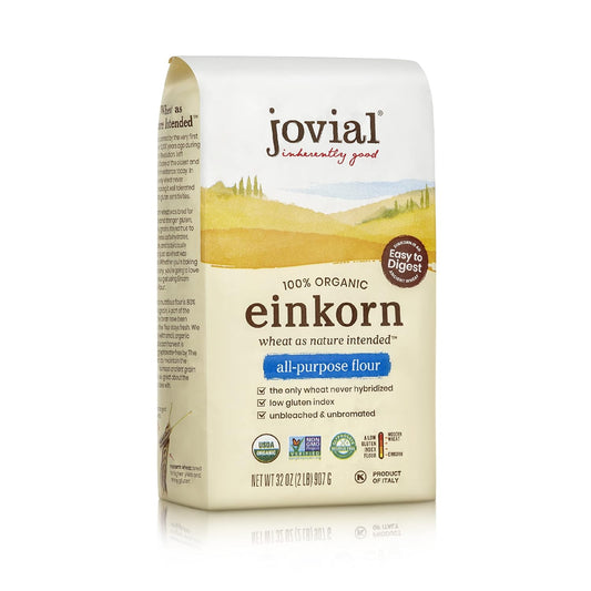 organic-einkorn-all-purpose-flour---high-protein-bread-baking-flour-for-sourdough-pizza-pasta---non-gmo-european-flour---glyphosate-free---32-oz-1