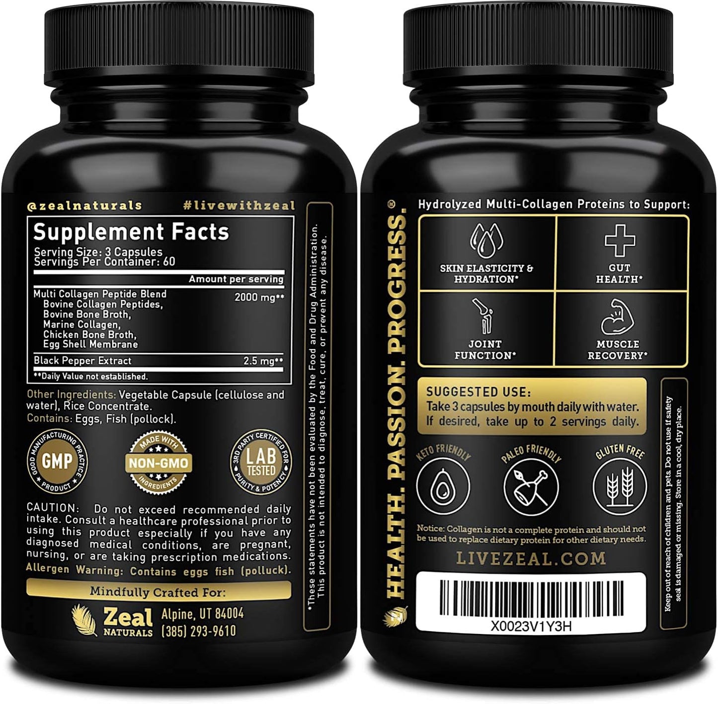 180-capsules-of-zeal-naturals-multi-collagen-peptides-pills---grass-fed-blend-for-hair-skin-nails-joints---type-i-ii-iii-v-x---womens-collagen-supplement-4