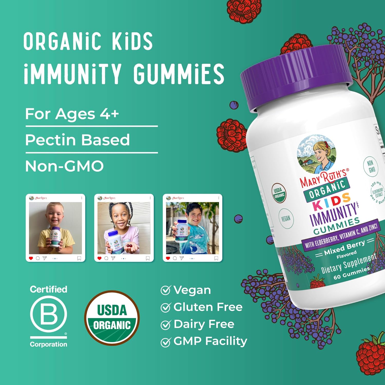 organic-kids-immune-support-gummies-with-vitamin-c-zinc-elderberry---60-count-vegan-non-gmo-gluten-free-ages-4-usda-certified-8