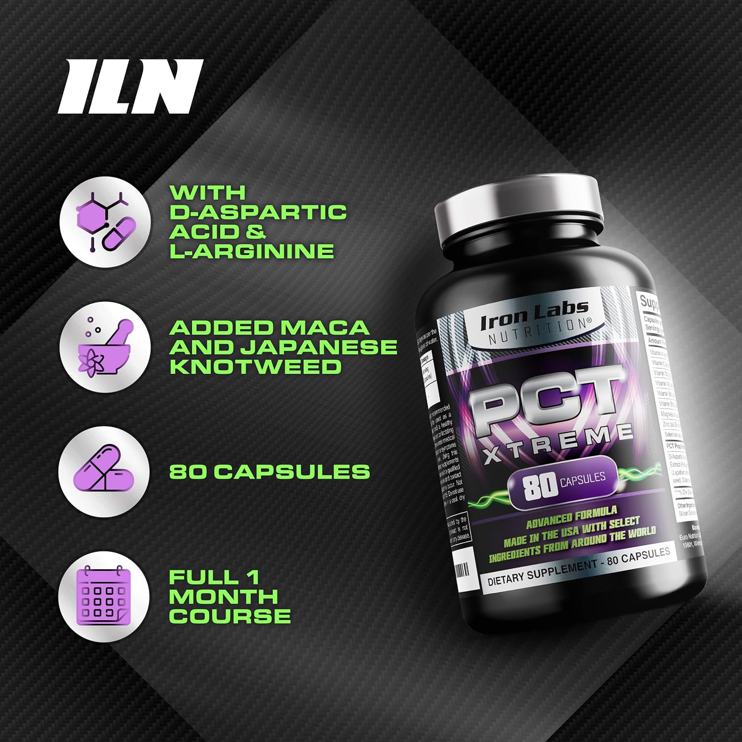 iron-labs-nutrition-pct-xtreme---mens-pct-supplement---4-week-course---post-cycle-support-booster---80-capsules-4