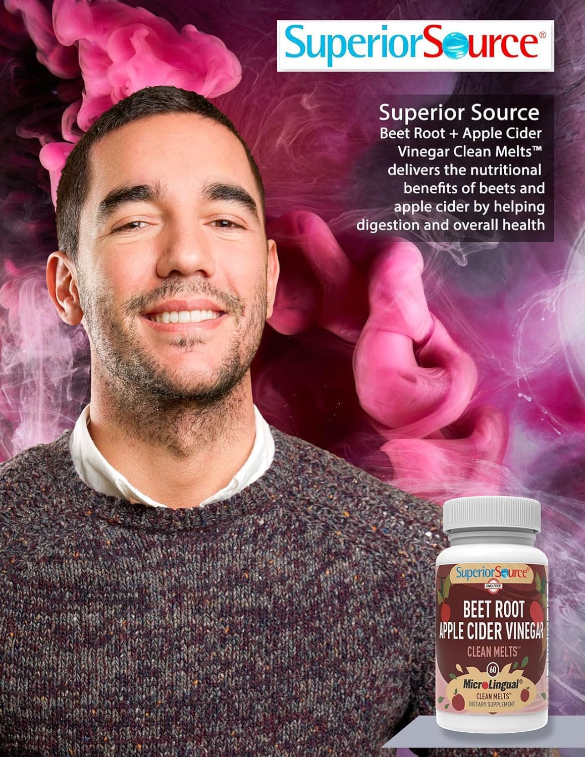 beet-root-apple-cider-vinegar-clean-melts---60-instant-dissolving-tablets---nitric-oxide-energy-booster---immunity-detox---non-gmo---great-taste-6