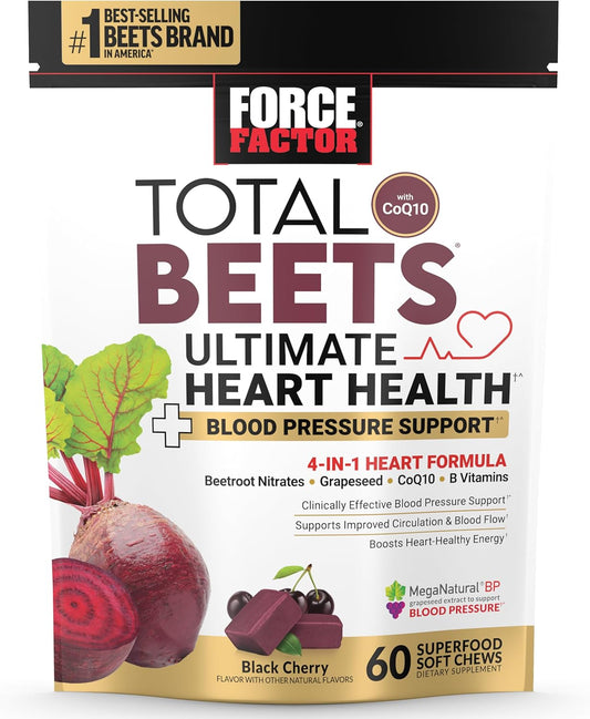 force-factor-total-beets-chews-with-coq10-grape-seed-extract---heart-health-blood-pressure-support---60-soft-chews---circulation-blood-flow-supplement-1