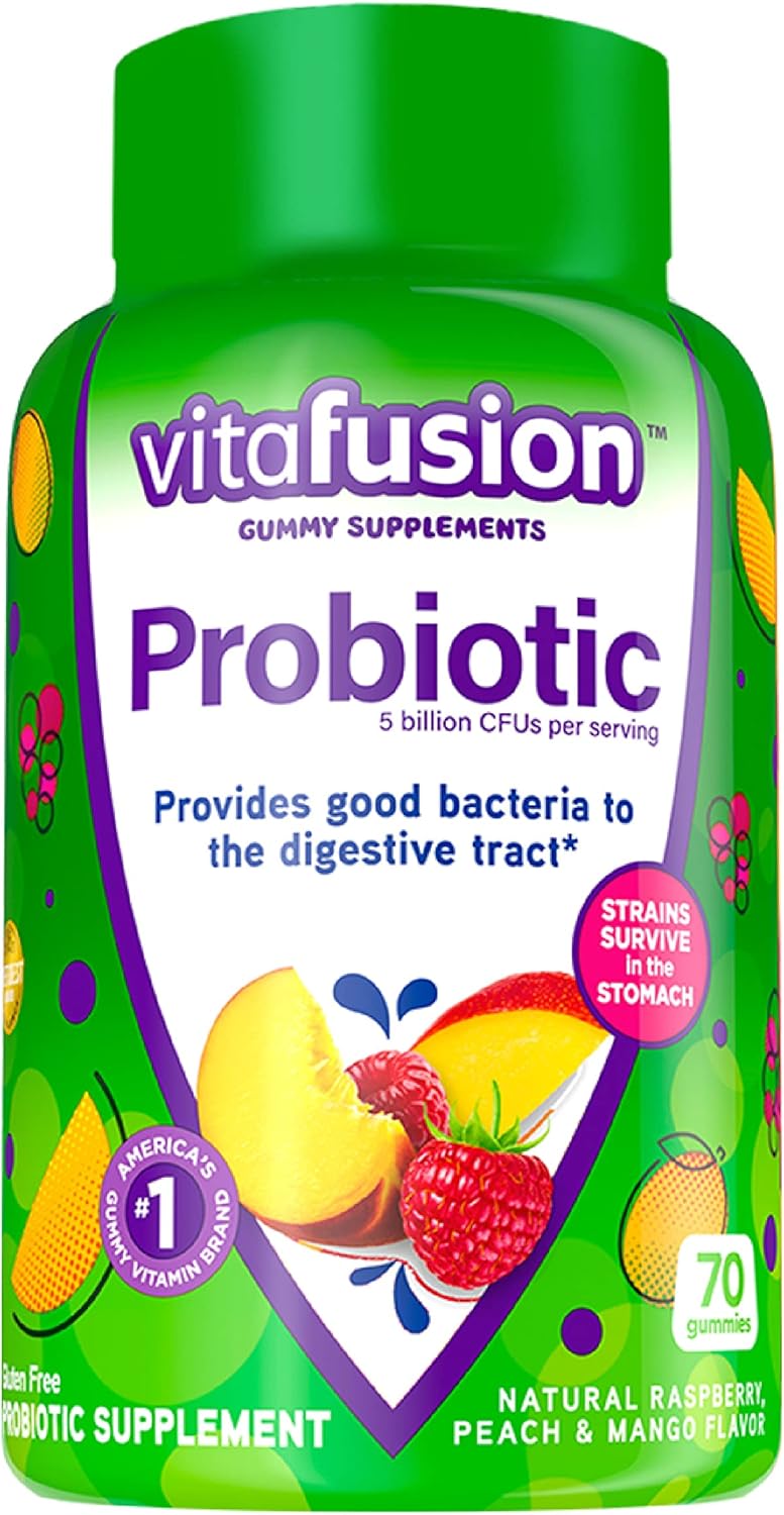 vitafusion-probiotic-and-omega-3-gummy-supplements-bundle---raspberry-peach-mango-berry-lemonade-flavors---heart-health-vitamins-for-overall-wellness-2