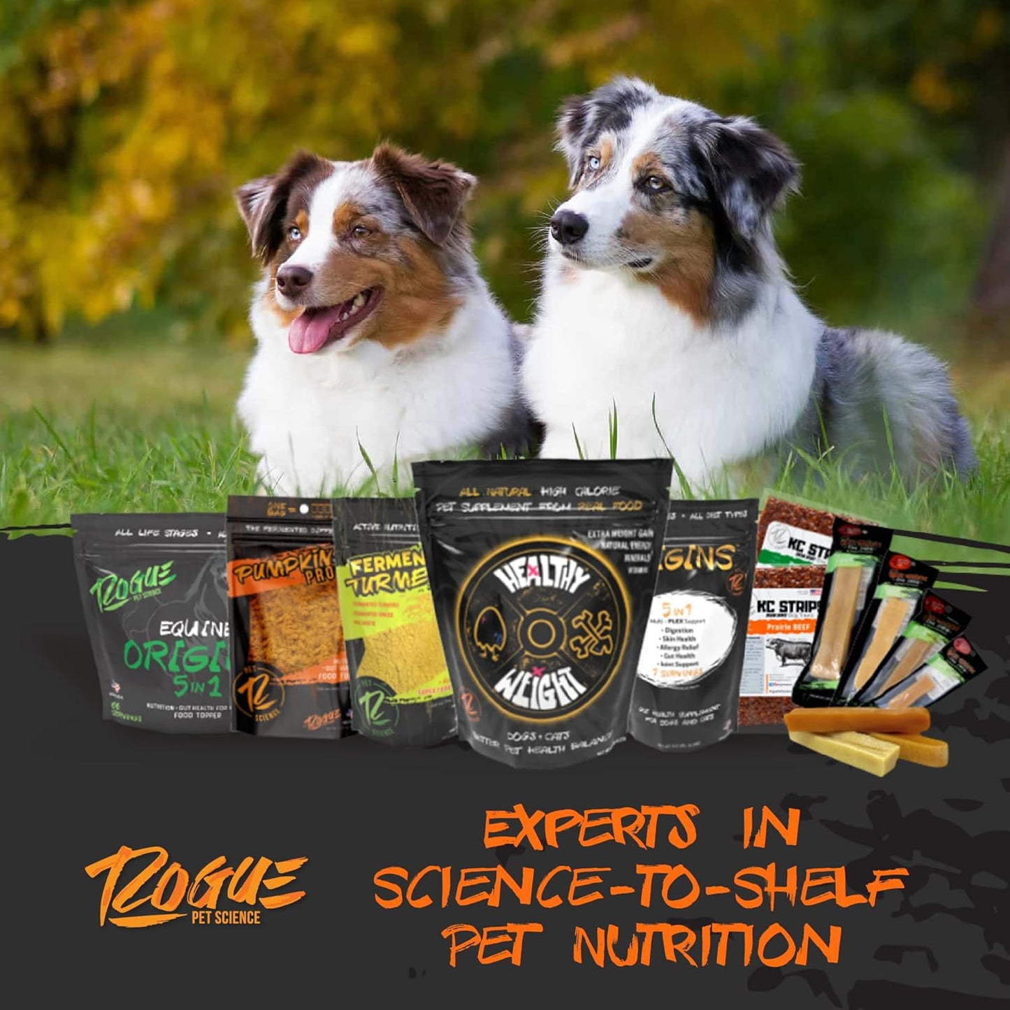 rogue-pet-science-origins-dog-supplement---5-in-1-powdered-topper-with-omega-3-fish-oil---promotes-healthy-skin-coat-digestion---reduces-itching-joint-inflammation---2-lbs-6