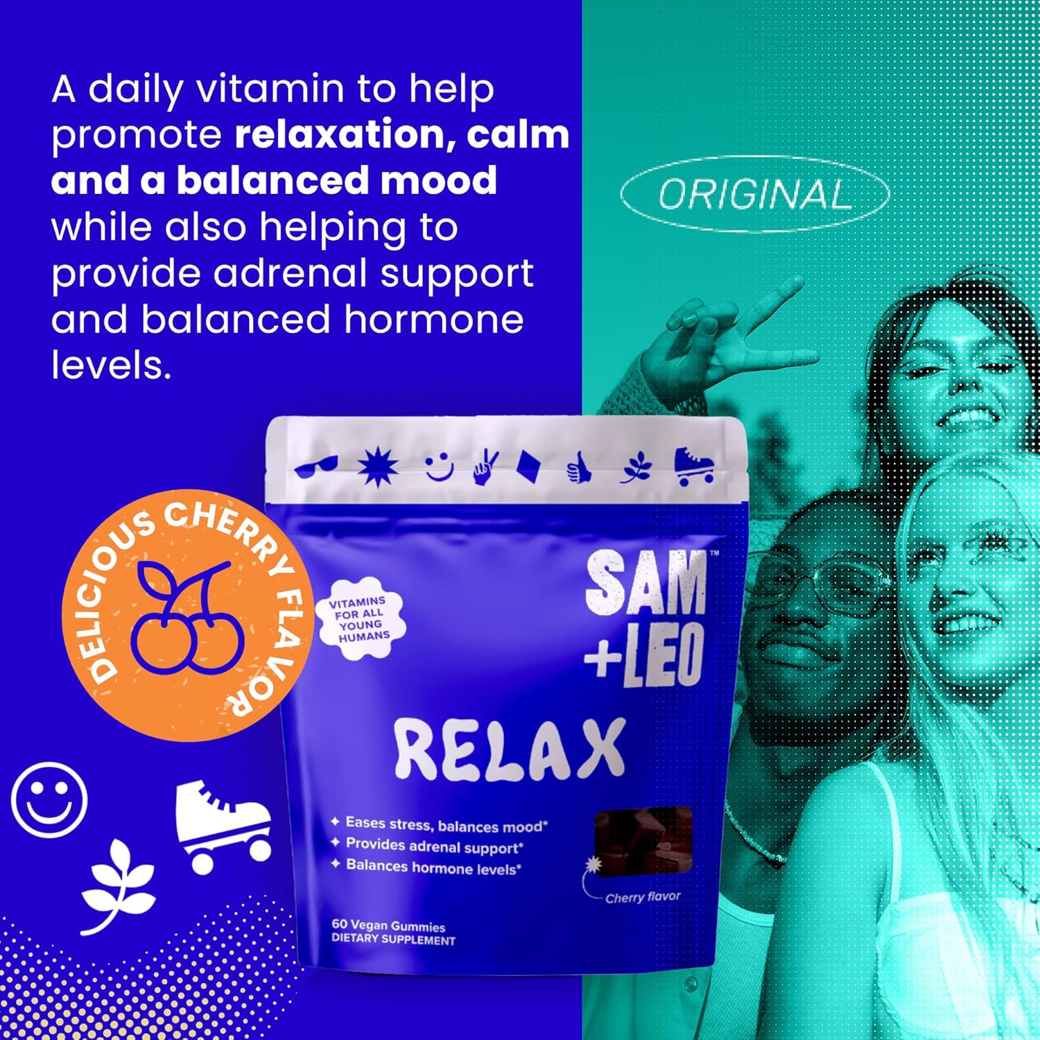 samleo-relax-cherry-gummies---natural-calm-relaxation-for-teens-and-kids-with-ashwagandha-vitamin-d2-zinc---vegan---60-count-5