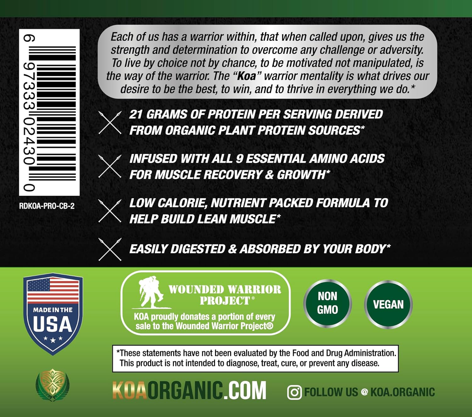 organic-vegan-protein-powder-chocolate-brownie-flavor---21g-plant-based-protein-120-calories---usda-certified-non-gmo-gluten-sugar-free---640g-2