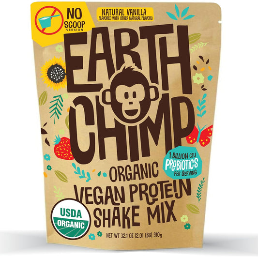 earthchimp-organic-vegan-protein-powder-with-probiotics---dairy-free-plant-based-protein-for-women-and-men---gluten-free-non-gmo---26-servings-32-oz-vanilla-1