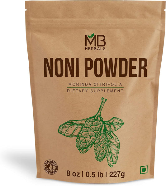 mb-herbals-noni-powder-8-oz---227g-05-lb---gluten-free-superfood-supplement-for-smoothies-and-juices---no-preservatives---45-servings-1