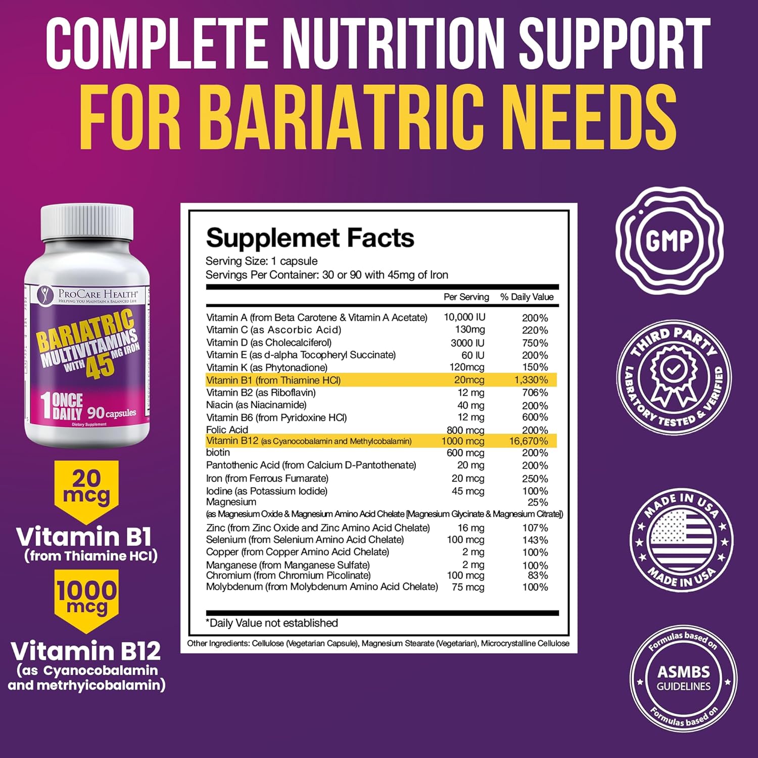 post-op-bariatric-multivitamin-with-iron---90-easy-to-swallow-capsules---45mg---sleeve-gastric-bypass---sustain-energy-recovery---3-month-supply-2