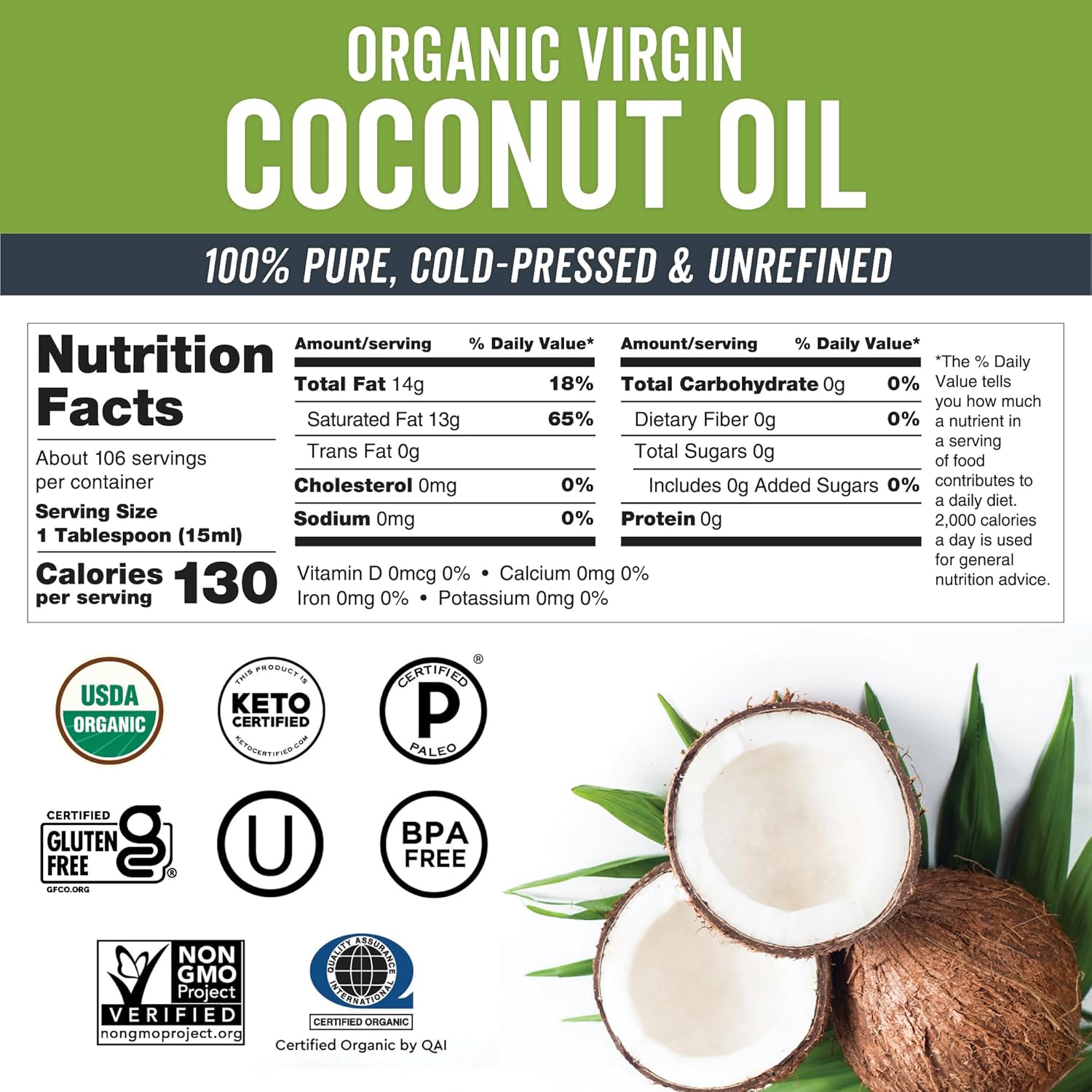 organic-unrefined-coconut-oil-cold-pressed-extra-virgin-usda-certified-non-gmo-cooking-oil---ideal-hair-and-skin-oil---54-fl-oz-6