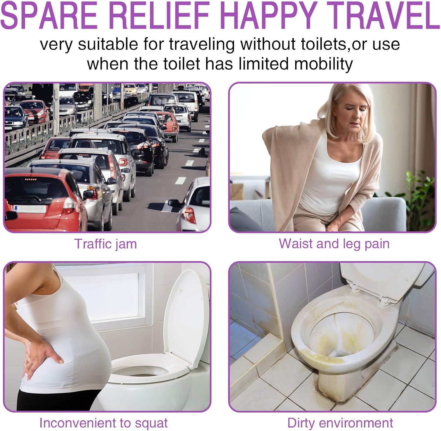 Reusable Female Urinal with Silicone Funnel - Portable Standing Female Urinal for Outdoor Activities, Camping, Travel - Sunany - Espot.com.au