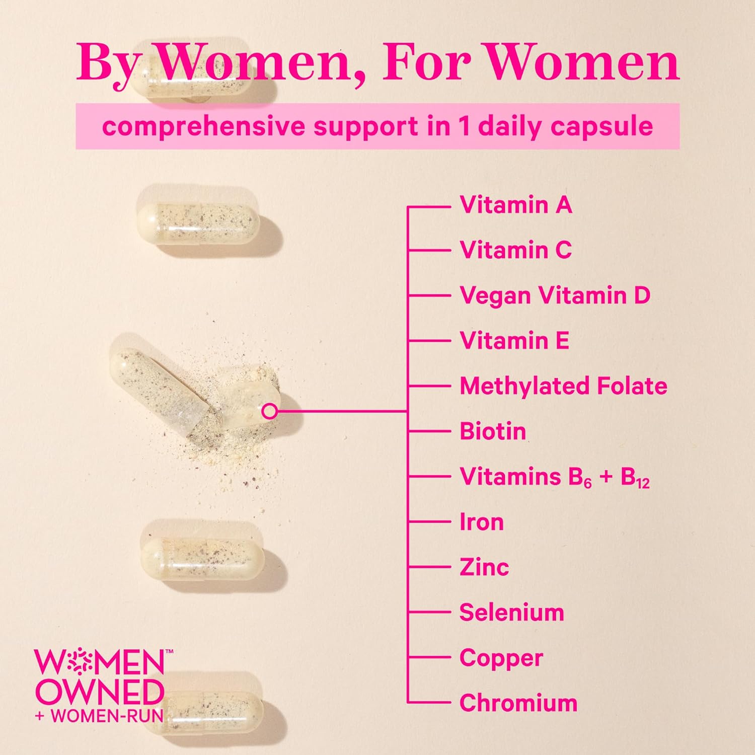 pink-stork-womens-multivitamin---comprehensive-blend-for-hair-skin-nails-bone-health-energy-immune-support---includes-iron-zinc-b6-b12---30-capsules-2