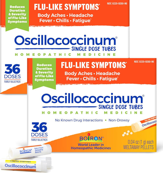 boiron-oscillococcinum-72-doses-homeopathic-flu-like-symptoms-relief---2-packs-of-36-doses-1