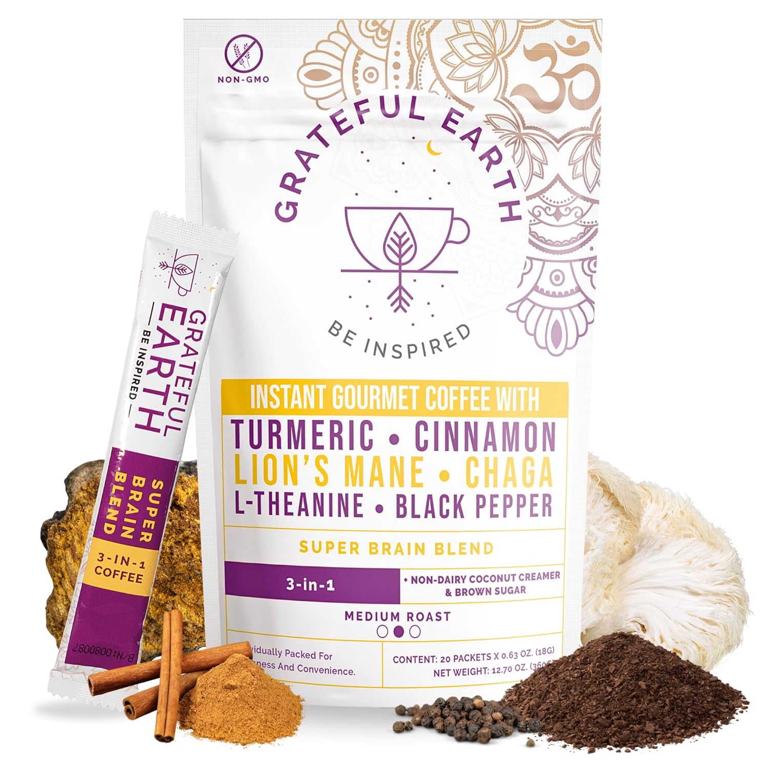 super-brain-blend-mushroom-coffee-with-cinnamon-turmeric---instant-coconut-coffee-with-lions-mane-chaga-l-theanine-for-energy-immune-support---dairy-gluten-free-20-packets-1
