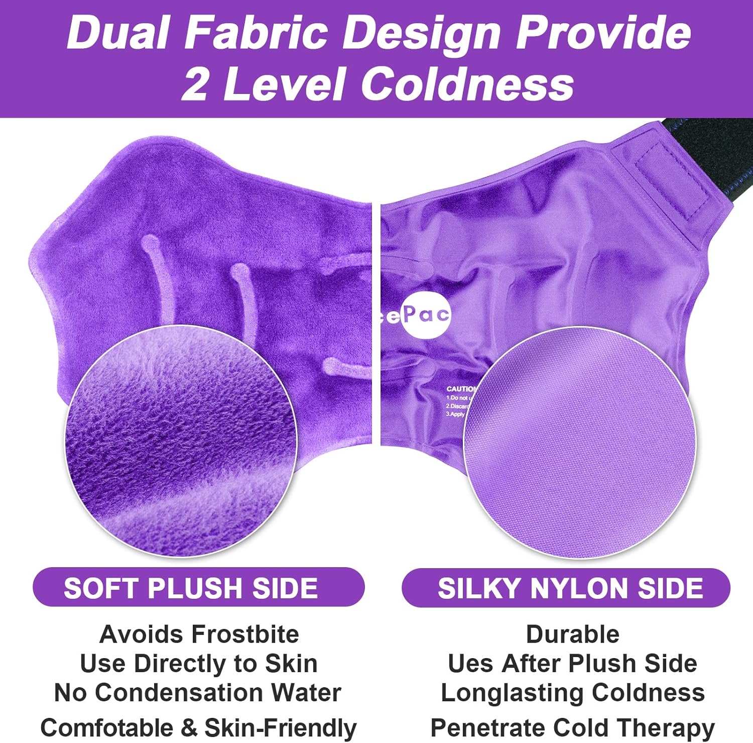 Ankle Ice Pack Wrap for Swelling and Pain Relief - Reusable Cold Compress Therapy for Ankle Injuries, Sprains, Achilles, Tendonitis, Plantar Fasciitis - AiricePac 2 - Espot.com.au