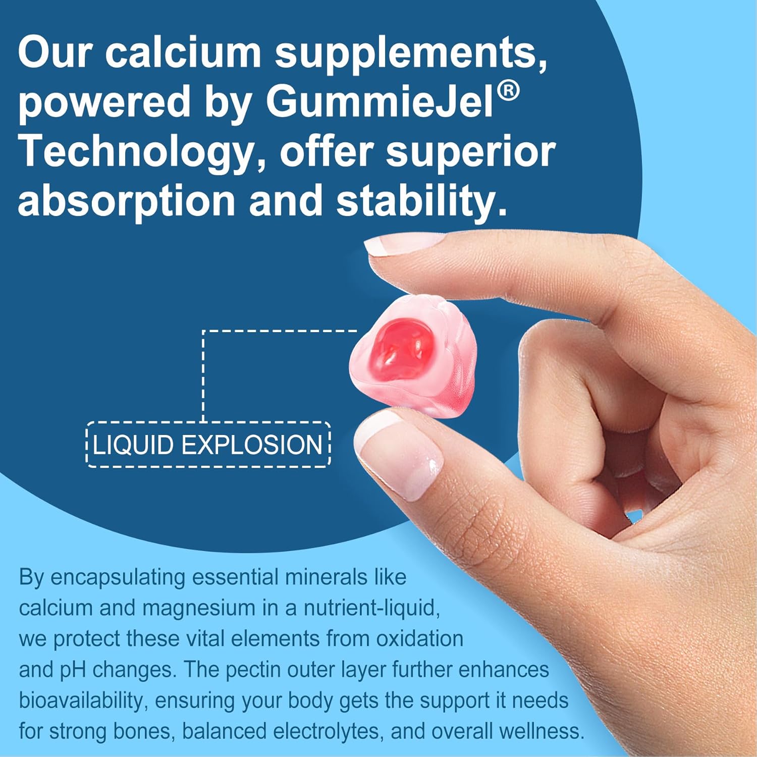 calcium-citrate-gummies-with-vitamin-d3-magnesium-potassium-zinc-b6---bone-strength-muscle-immune-support---sugar-free-vegan-chews-for-women-and-men---60-count-7