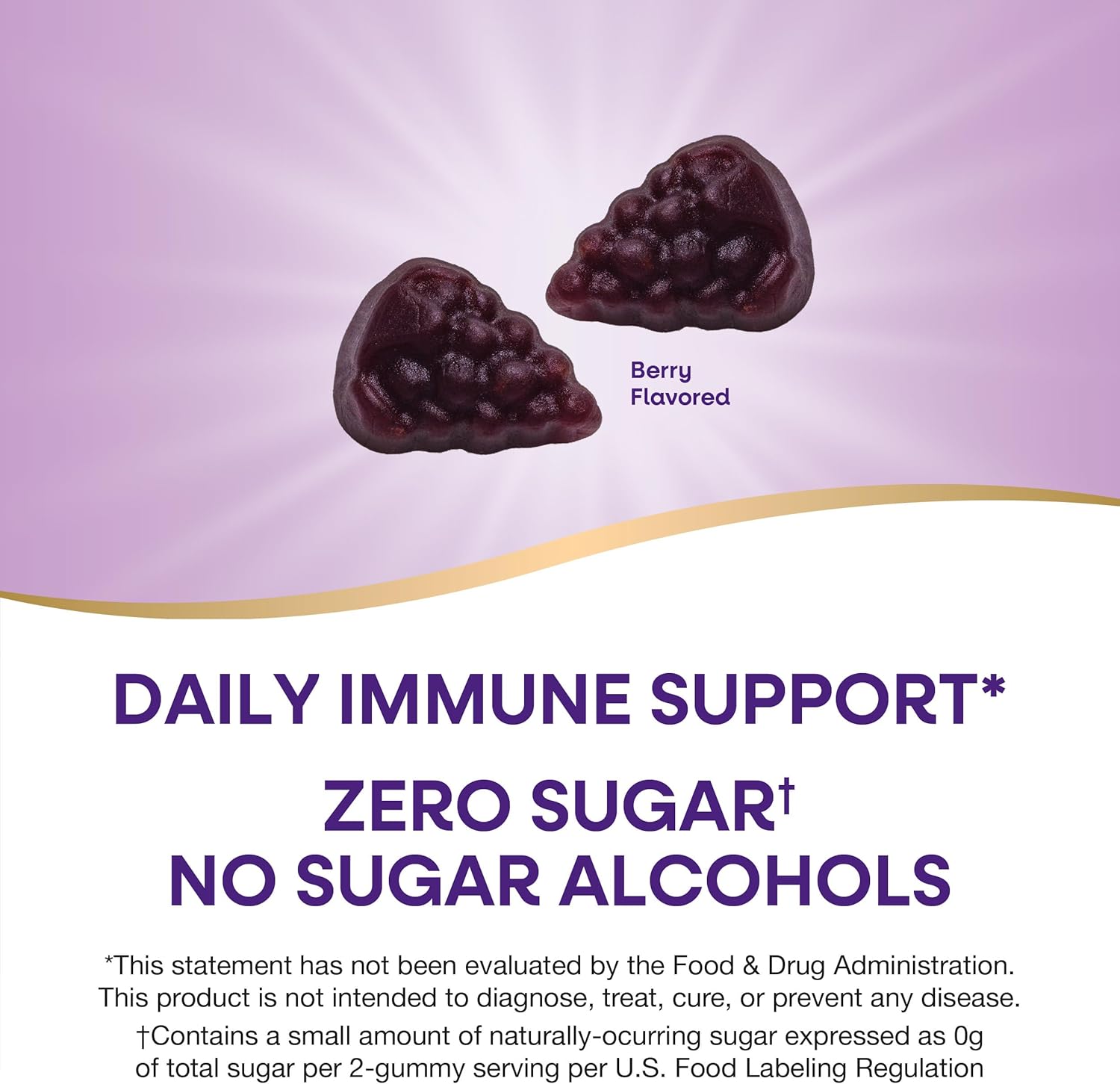 Nature's Way Sambucus Zero Sugar Immune Gummies - Black Elderberry, Vitamin C, D3, Zinc - 70 Plant-Based Gummies for Daily Immune Support - Espot.com.au
