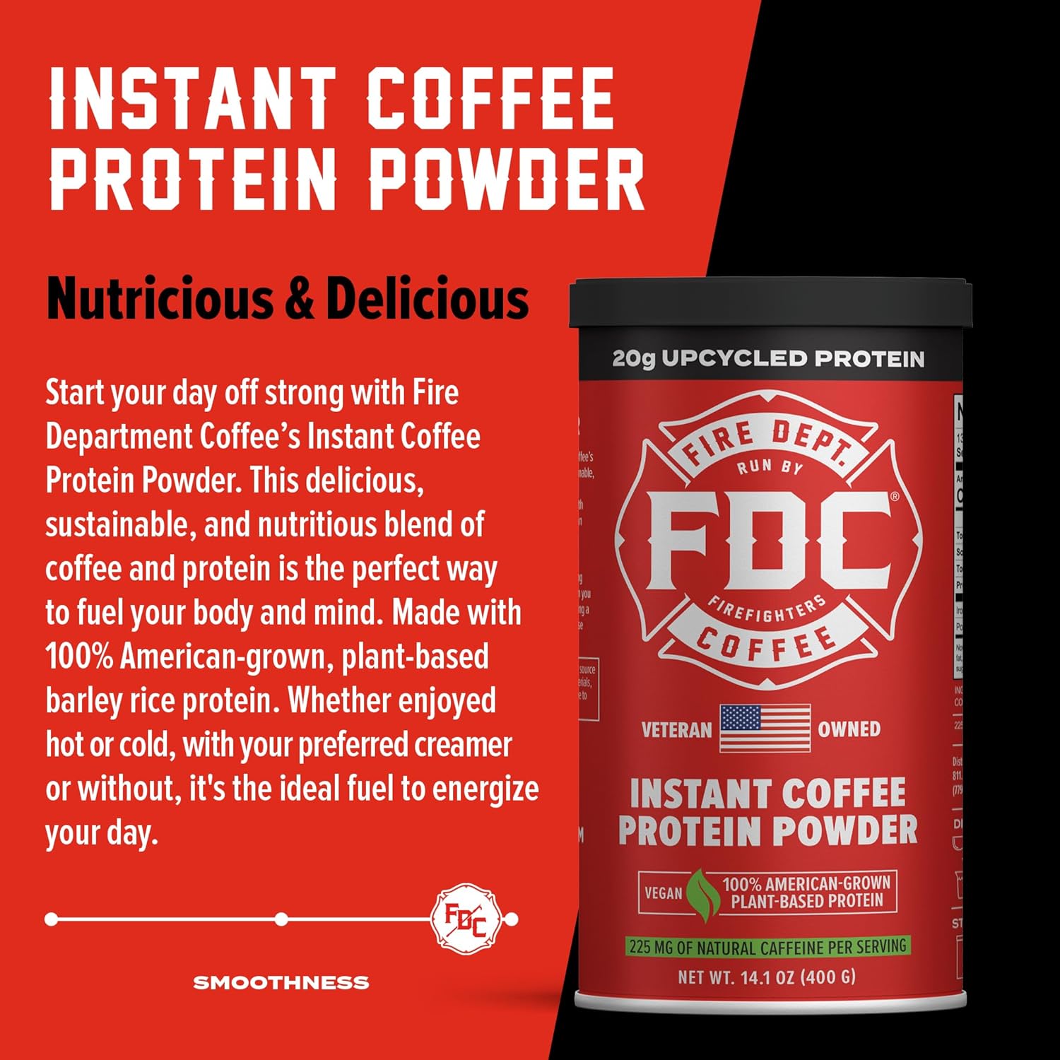 veteran-owned-instant-coffee-protein-powder-with-plant-based-protein---supports-firefighters---made-with-upcycled-barley-protein---141-oz-can-5