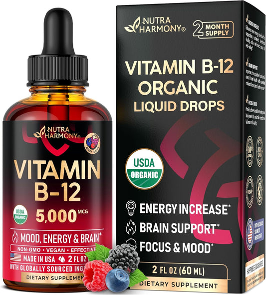 organic-vitamin-b12-sublingual-drops---5000-mcg-liquid-methylcobalamin-for-energy-focus-brain-health---vegan-formula-for-women-men---maximize-absorption---2-month-supply-1