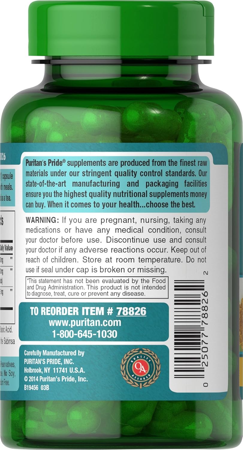 Puritan's Pride Turmeric Curcumin Capsules with Bioperine - 1000mg, 60 Count - High-Quality Supplement for Joint Support and Overall Wellness - Espot.com.au