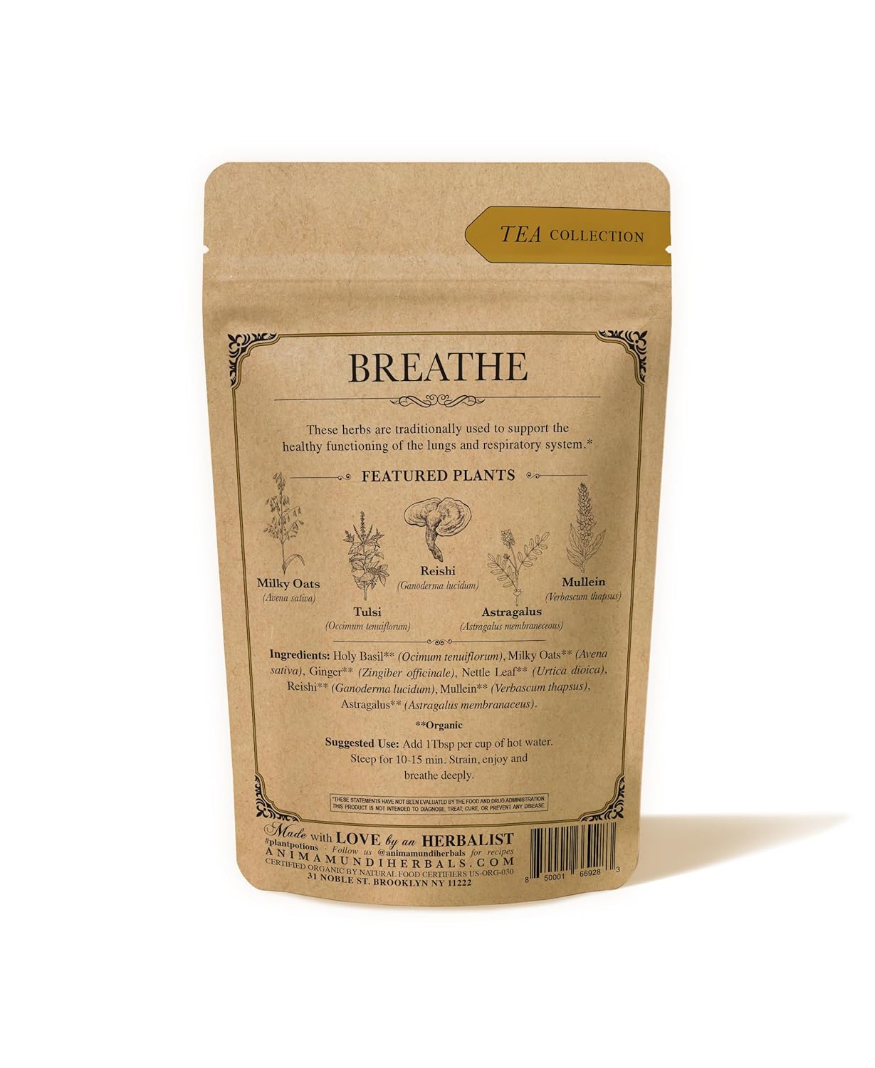 organic-anima-mundi-breathe-lung-tonic-herbal-tea-blend---2oz-loose-tea-with-astragalus-reishi-nettles-ginger---apothecary-quality-2