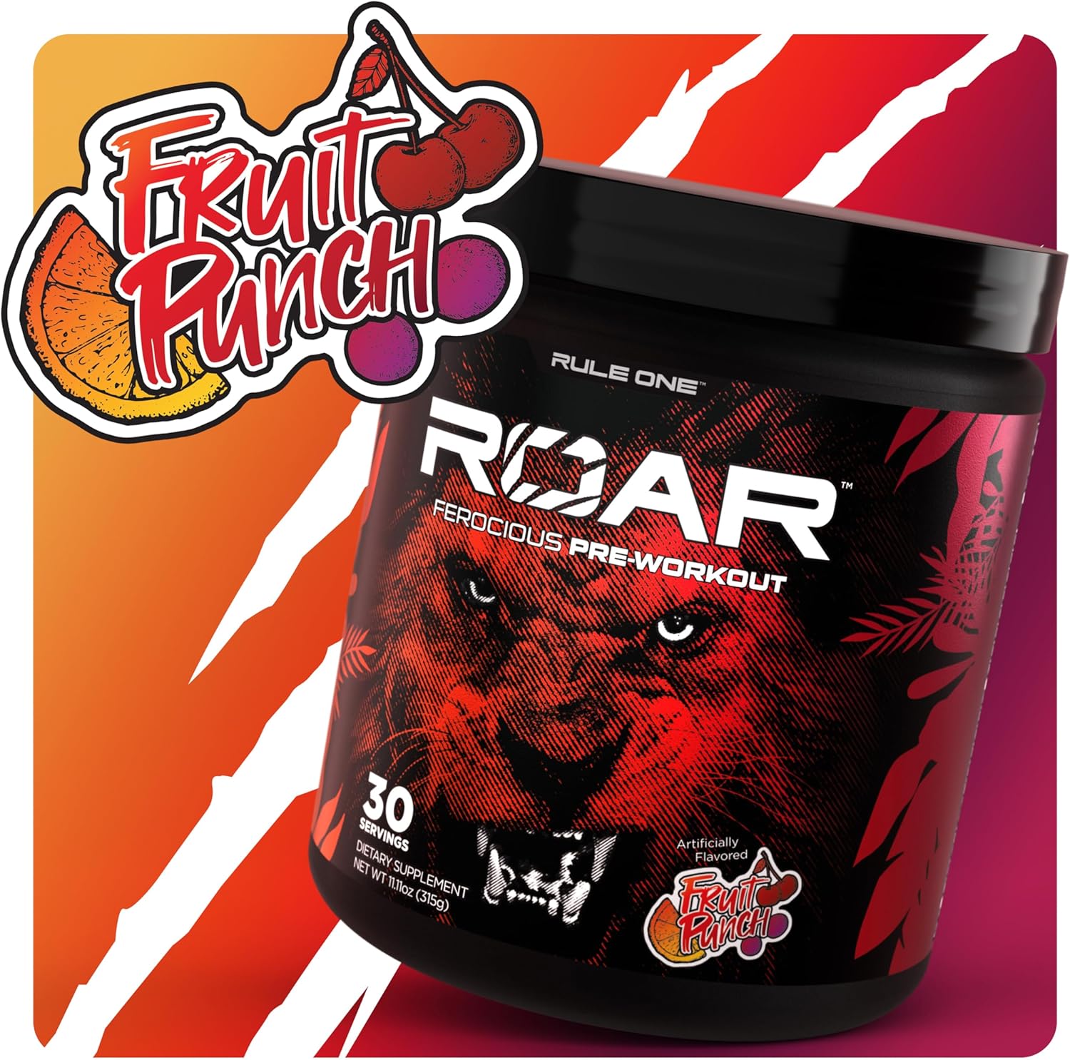 rule-1-r1-roar-pre-workout-powder-with-creatine-beta-alanine-citrulline-electrolytes-caffeine---fruit-punch-flavor---30-servings-6